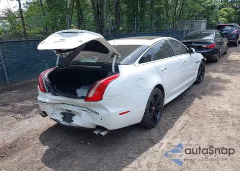 2014 Jaguar Xj Xjr Lwb из США, поврежденный, VIN SAJWA2EK8EMV67443